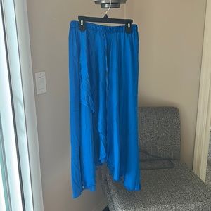 ZARA blue maxi skirt